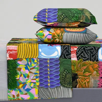 Spoonflower Onomato Quilt Queen Sheet Set