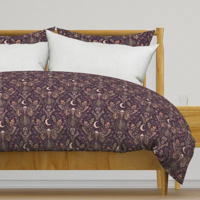Spoonflower Opulent Halloween Death Moth & Duvet Cover