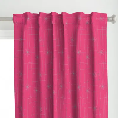 Spoonflower Orbs Starburst - Dark Curtain Panel
