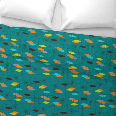 Spoonflower Orbs-ogb1tq (large-scale) By Tonya Newton Wide Cotton Sateen 3.5 oz 26" X 20" Standard Knife Edge
