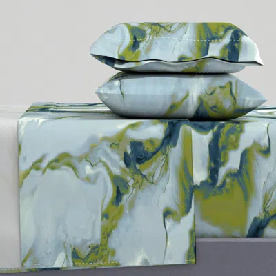 Spoonflower Orc Jewel 3 Queen Sheet Set