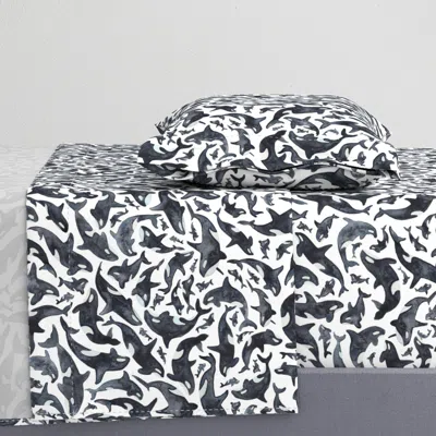 Spoonflower Orca Pattern Larger Twin Xl Sheet Set