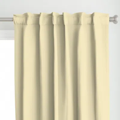 Spoonflower Pale Moon Oc-108 Solid Curtain Panel