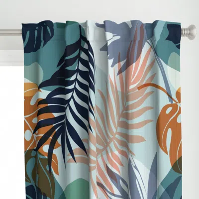 Spoonflower Palm Leaves Curtain Panel