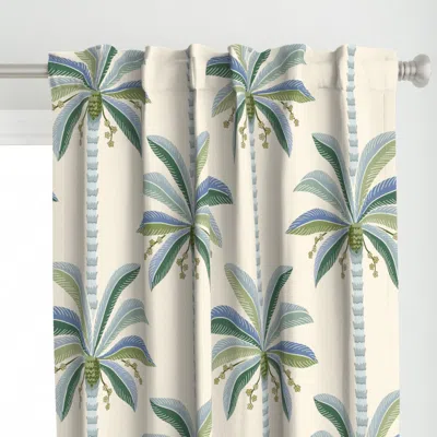 Spoonflower Palm Springs Classic Palm Curtain Panel