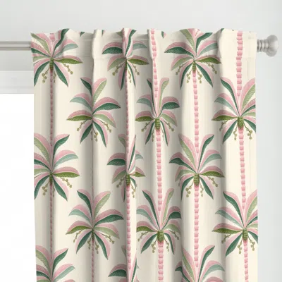 Spoonflower Palm Springs Classic Palm Curtain Panel