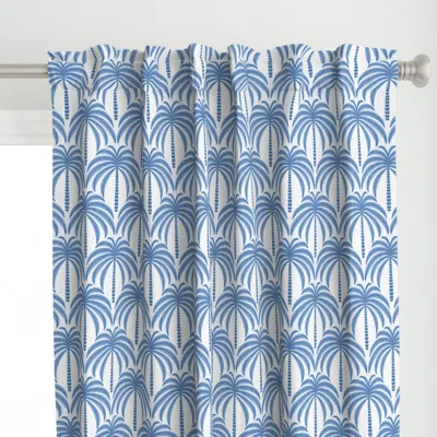 Spoonflower Palm Springs Palm Trees - Curtain Panel