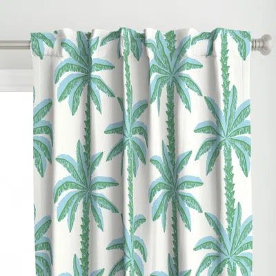 Spoonflower Palm Springs Tropical Curtain Panel