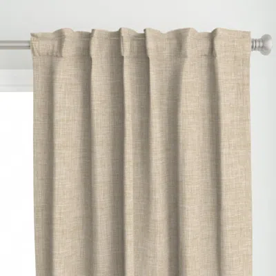 Spoonflower Pantone 13-2 Linen Curtain Panel