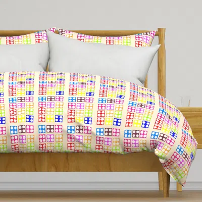 Spoonflower Paper Squares Duvet Cover