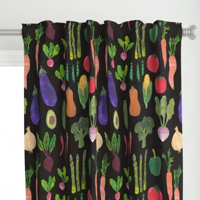 Spoonflower Papercut Collage Curtain Panel
