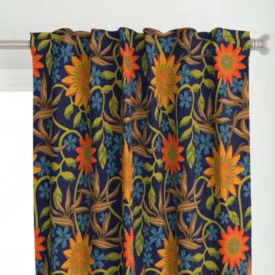 Spoonflower Passion And Paradise Curtain Panel