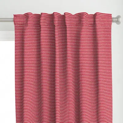 Spoonflower Patriotic Stripes Curtain Panel