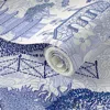 Spoonflower Peel And Stick Wallpaper 24x24 Blue Willow Godzilla 2' X 12' Removable In Blue
