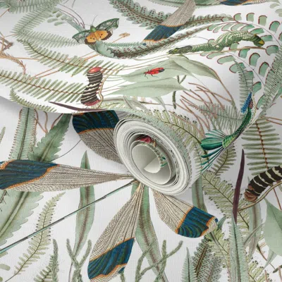 Spoonflower Peel And Stick Wallpaper Beauty Underfoot 2' X 12' Removable