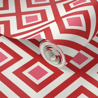 Spoonflower Peel And Stick Wallpaper Box Clever Biquinho D02d2e And Natural Fefdf4 Medium  Removable