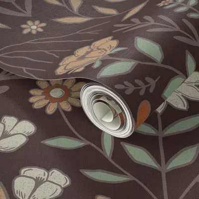 Spoonflower Peel And Stick Wallpaper Brittany - Ta Da Interiors- Designer Tweaks 2' X 12' Removable