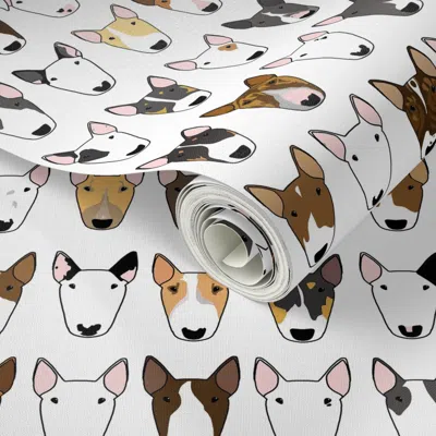 Spoonflower Peel And Stick Wallpaper Bully Blend 2' X 12' Removable