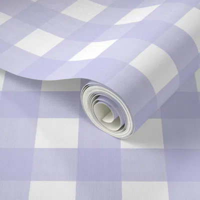 Spoonflower Peel And Stick Wallpaper C6c4ea On White Cross Hatch Plaid 2' X 12' Removable