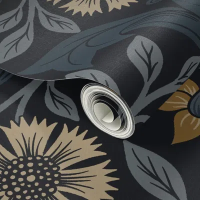 Spoonflower Peel And Stick Wallpaper Classic Arts And Crafts Acanthus No Texture  Removable