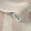 Spoonflower Peel And Stick Wallpaper Classic Timeless Cabana Stripe In Mocha - Traditional Scandinavian Cottage  In Neutral