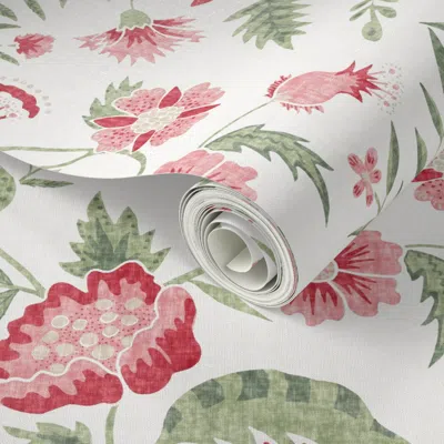 Spoonflower Peel And Stick Wallpaper Custom Emily Kathy's Vine 2' X 12' Removable