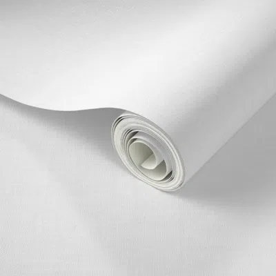 Spoonflower Peel And Stick Wallpaper Darling Spring White Linen 2' X 12' Removable