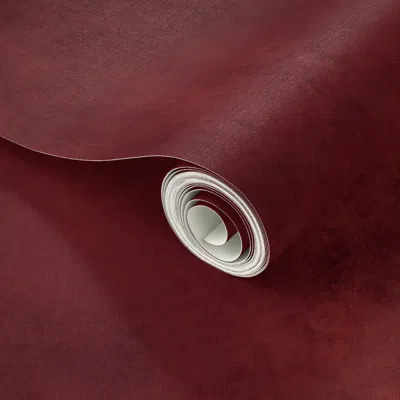 Spoonflower Peel And Stick Wallpaper Elegant Mediterranean Faux Venetian Plaster Wall Sundown Blaze Red Medium 2
