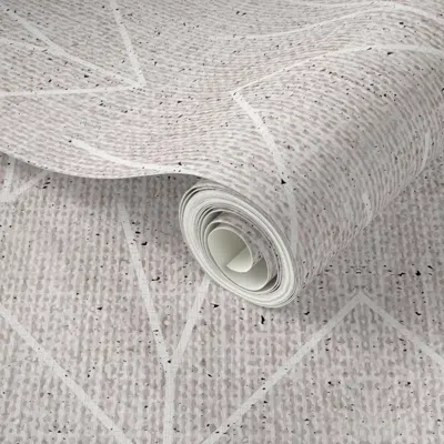 Spoonflower Peel And Stick Wallpaper French Linen Khali 2' X 12' Removable In Multi
