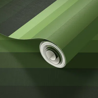 Spoonflower Peel And Stick Wallpaper Green Mountain Stripes 2' X 12' Removable