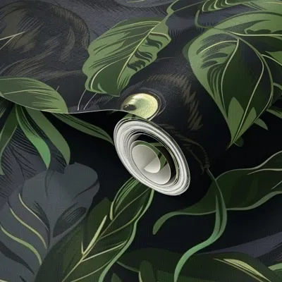 Spoonflower Peel And Stick Wallpaper Hidden Beauty 2' X 12' Removable