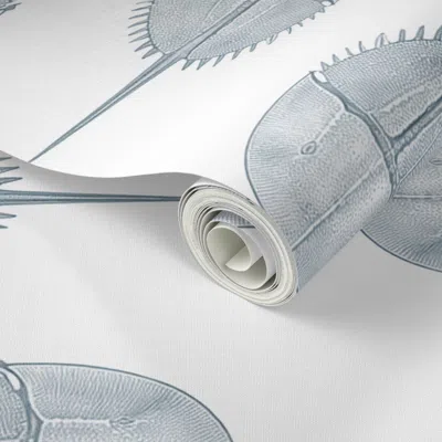 Spoonflower Peel And Stick Wallpaper Horseshoe Crab 2' X 12' Removable