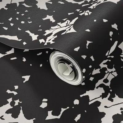 Spoonflower Peel And Stick Wallpaper Inner Calm - Misty Veil - Obsidian  Removable