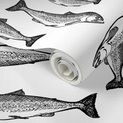 Spoonflower Peel And Stick Wallpaper Iqaluit Ii 2' X 12' Removable