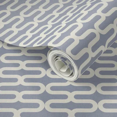 Spoonflower Peel And Stick Wallpaper Kunda Light Linen 2' X 12' Removable