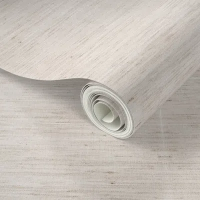 Spoonflower Peel And Stick Wallpaper Linen Fabric Linen Texture Fabric Tan Linen Sand Linen 1  Removable