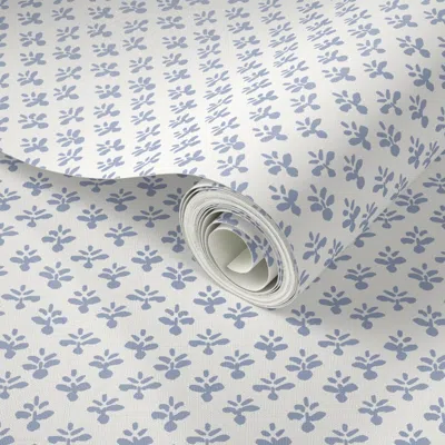 Spoonflower Peel And Stick Wallpaper Little Leaves Caroline1 2' X 12' Removable