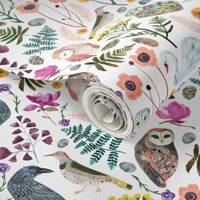 Spoonflower Peel And Stick Wallpaper Lucid Dreams Miss Mystic - Large 2' X 12' Removable