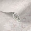 Spoonflower Peel And Stick Wallpaper M Japandi Hydrangea Flowers In Soft Monochromatic Muted Peach Beige Rococo  In Pink