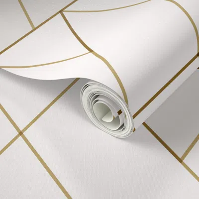 Spoonflower Peel And Stick Wallpaper Mod Triangles 2' X 12' Removable