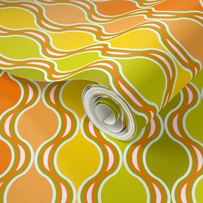 Spoonflower Peel And Stick Wallpaper Ogee Mama 2' X 12' Removable