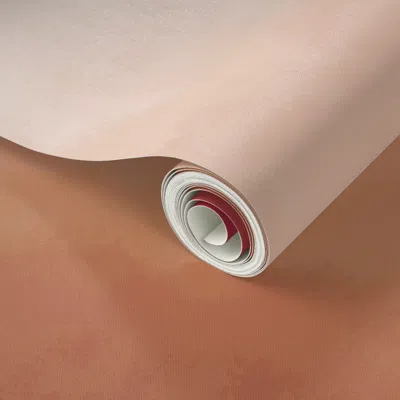 Spoonflower Peel And Stick Wallpaper Ombre Cloud Mural In Sunset 2' X 12' Removable