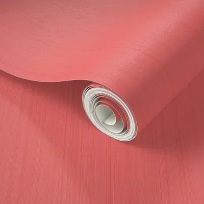 Spoonflower Peel And Stick Wallpaper Peony Orange Strie Copy  Removable In Red