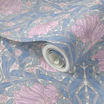 Spoonflower Peel And Stick Wallpaper Pimpernel William Morris Heritage Elegant Glamour & Cottage Flowers Deco 2'
