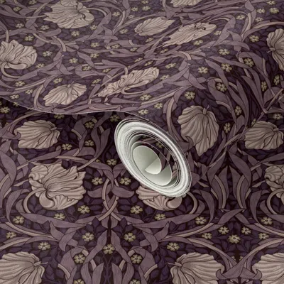 Spoonflower Peel And Stick Wallpaper Pimpernel William Morris Heritage Elegant Glamour & Cottage Flowers Deco 2'