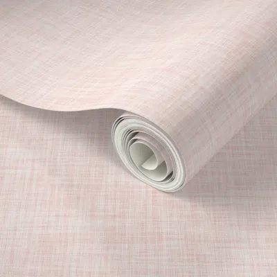 Spoonflower Peel And Stick Wallpaper Pink Sparkle Linen  Removable