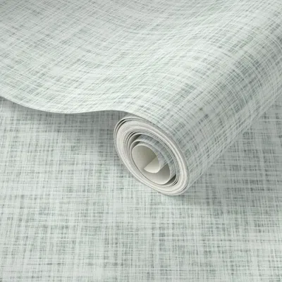 Spoonflower Peel And Stick Wallpaper Pistachio Linen 2' X 12' Removable