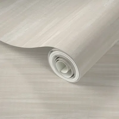 Spoonflower Peel And Stick Wallpaper Rustic Woven Corduroy Cross Weave -l 24i- Beige Cream 2' X 12' Removable