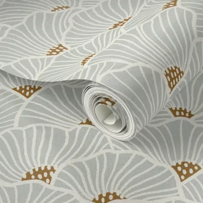 Spoonflower Peel And Stick Wallpaper San Diego (blue) (small) 2' X 12' Removable