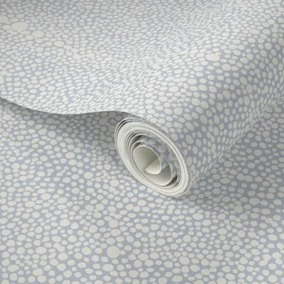 Spoonflower Peel And Stick Wallpaper Shagreen Soft Blue And Cream 2' X 12' Removable